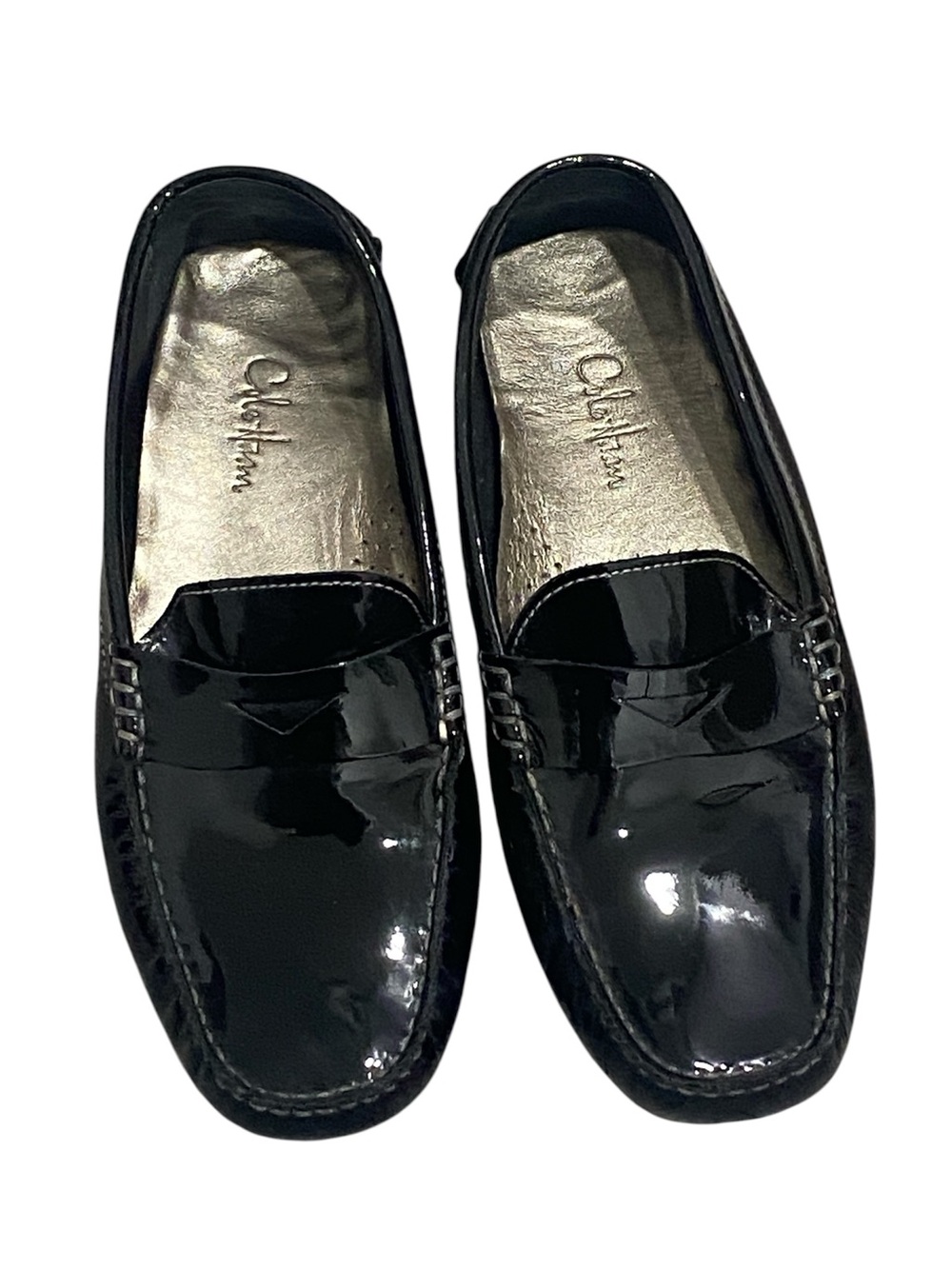 Cole Haan Women's Black Patent Leather Loafers Size 7